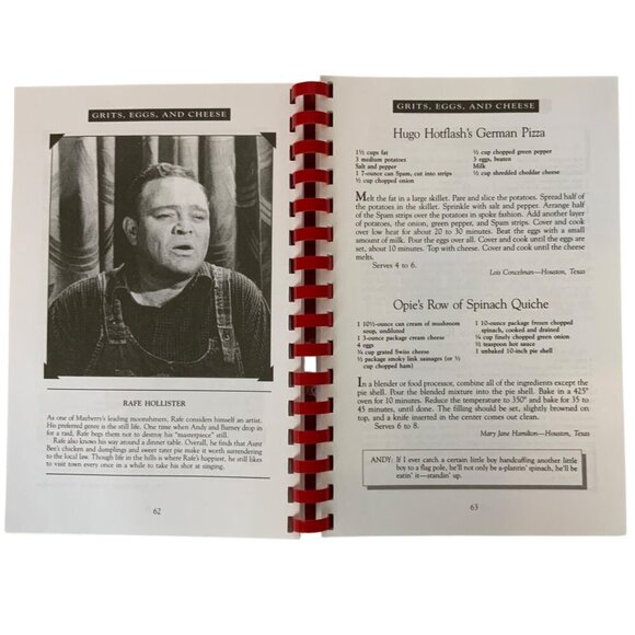 Aunt Bees Mayberry Cookbook by Ken Beck and Jim Clark Paperback 1991 Spiral - Picture 8 of 15